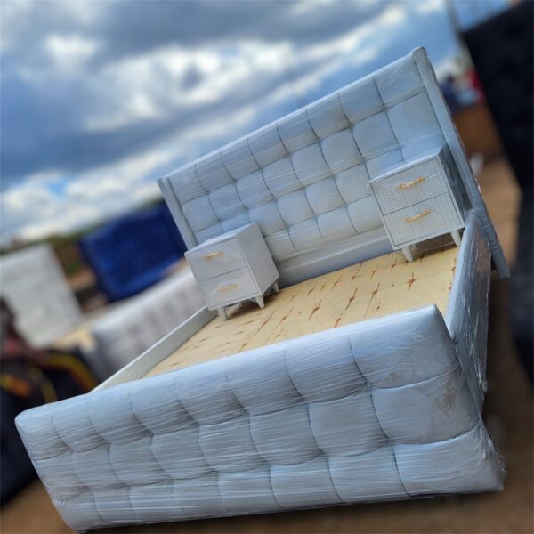 White unique 6by6 bed