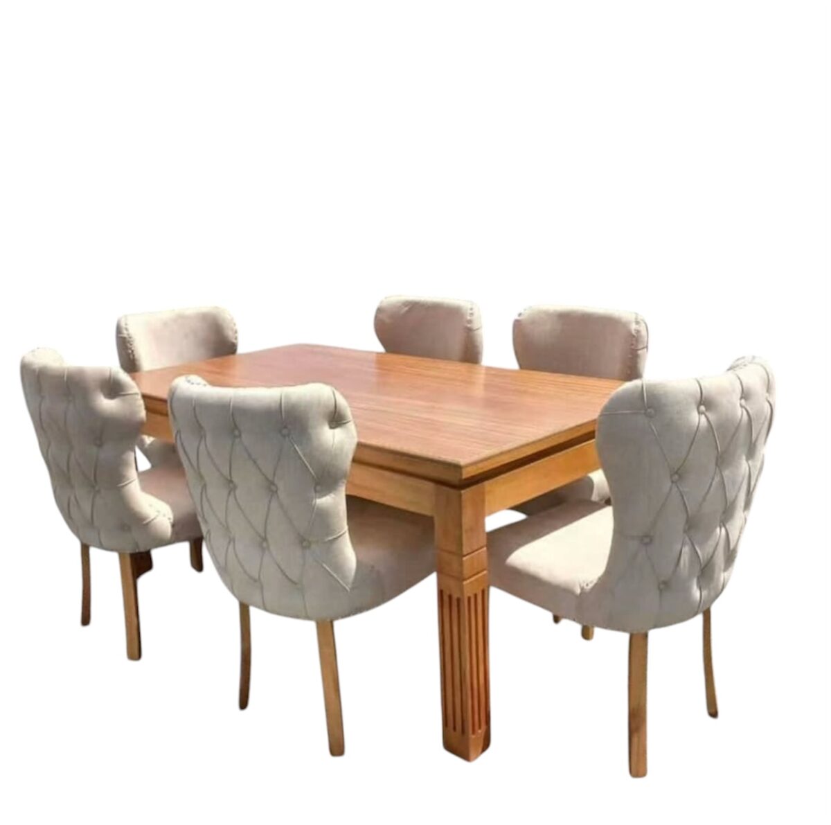 6 seater chester dining table - Modern Furnitures