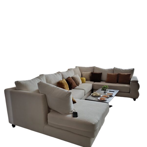 Ultimate comfort U-shaped sofa