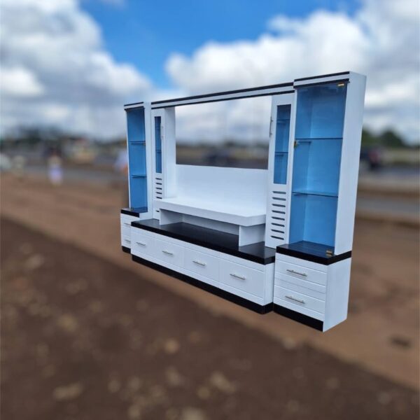 Modern entertainment wall unit