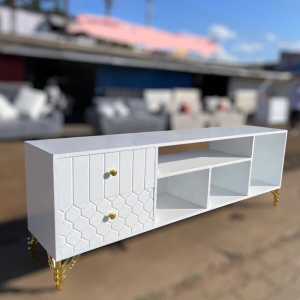 Classic White TV stand