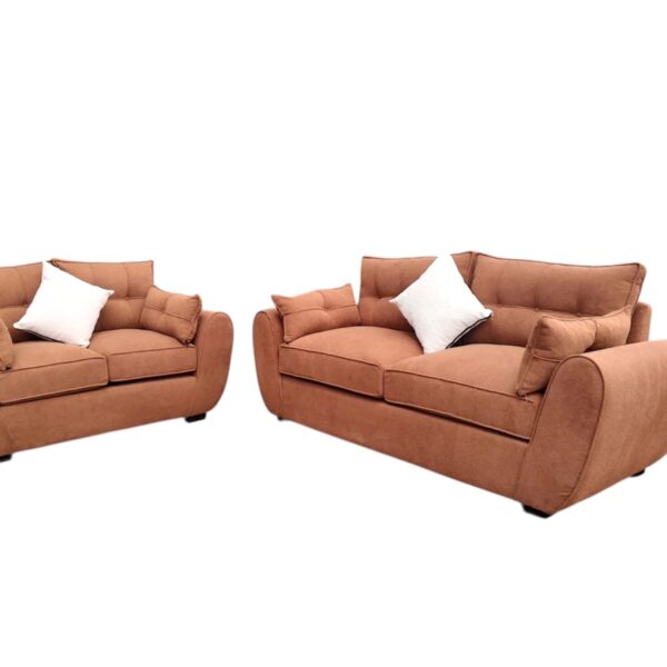 Luxurious brown 5 seater sofa